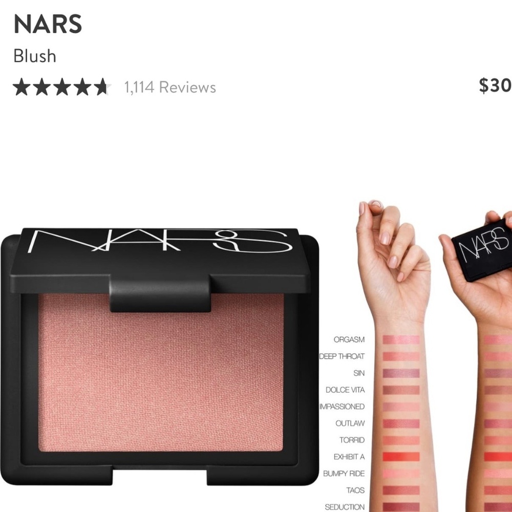 NARS ORGASM BLUSH